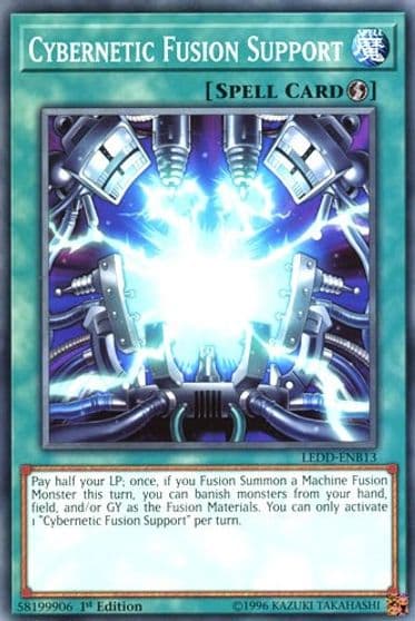 Cybernetic Fusion Support Legendary Dragon Decks Yu-Gi-Oh! card