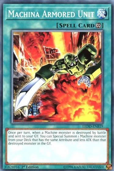 Machina Armored Unit Legendary Dragon Decks Yu-Gi-Oh! card