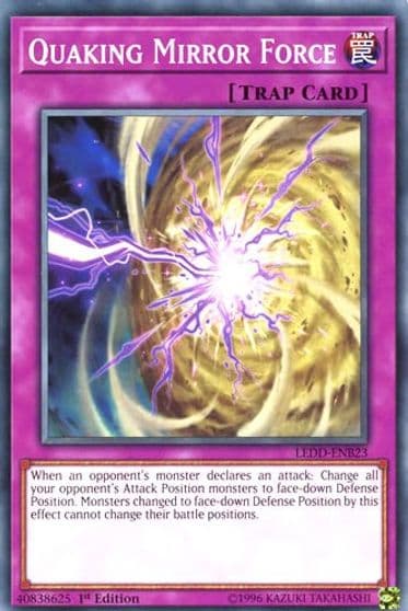 Quaking Mirror Force Legendary Dragon Decks Yu-Gi-Oh! card