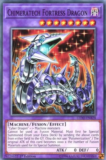Chimeratech Fortress Dragon Legendary Dragon Decks Yu-Gi-Oh! card