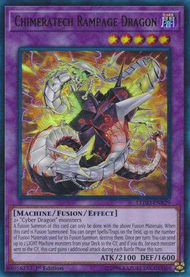 Chimeratech Rampage Dragon UR Legendary Dragon Decks Yu-Gi-Oh! card