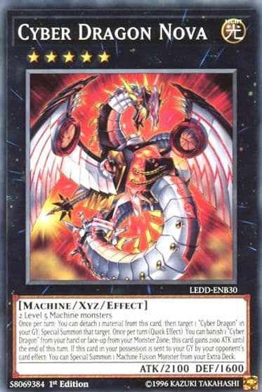 Cyber Dragon Nova Legendary Dragon Decks Yu-Gi-Oh! card