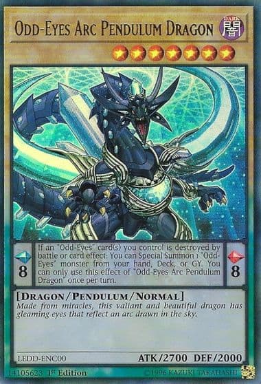 Odd Eyes Arc Pendulum Dragon Legendary Dragon Decks Yu-Gi-Oh! card