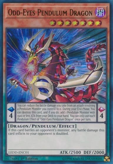 Odd Eyes Pendulum Dragon UR Legendary Dragon Decks Yu-Gi-Oh! card