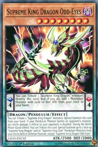 Supreme King Dragon Odd Eyes Legendary Dragon Decks Yu-Gi-Oh! card