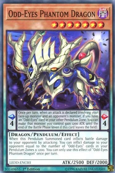 Odd Eyes Phantom Dragon Legendary Dragon Decks Yu-Gi-Oh! card
