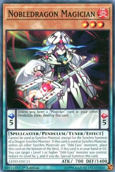 Nobledragon Magician Legendary Dragon Decks Yu-Gi-Oh! card