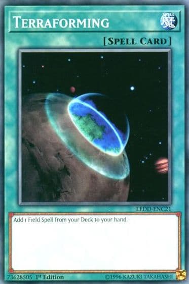 Terraforming Legendary Dragon Decks Yu-Gi-Oh! card