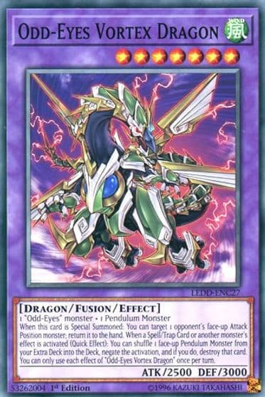 Odd Eyes Vortex Dragon Legendary Dragon Decks Yu-Gi-Oh! card