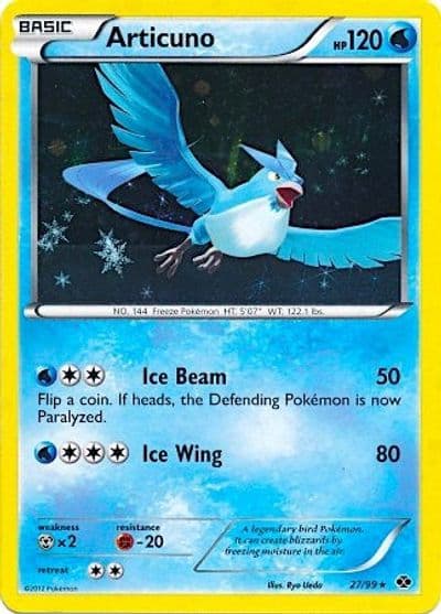 Articuno (Next Destinies) Blister Exclusives Pokemon card