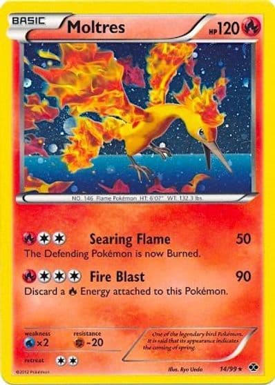 Moltres (Next Destinies) Blister Exclusives Pokemon card