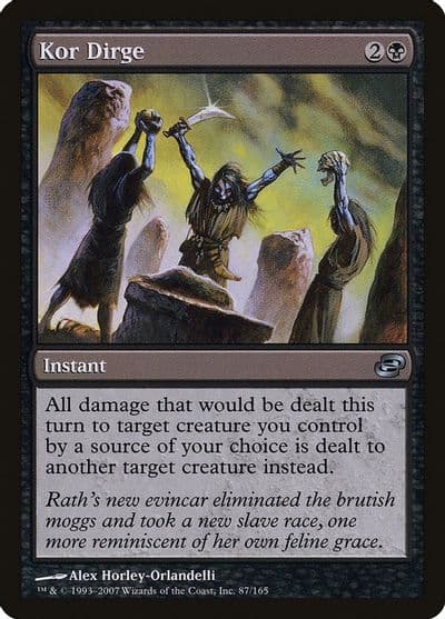 Kor Dirge Planar Chaos Magic card
