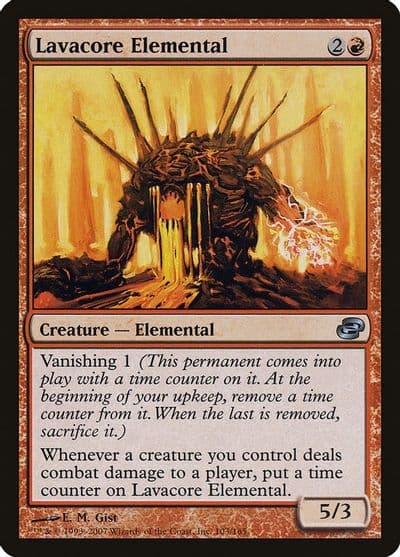 Lavacore Elemental Planar Chaos Magic card