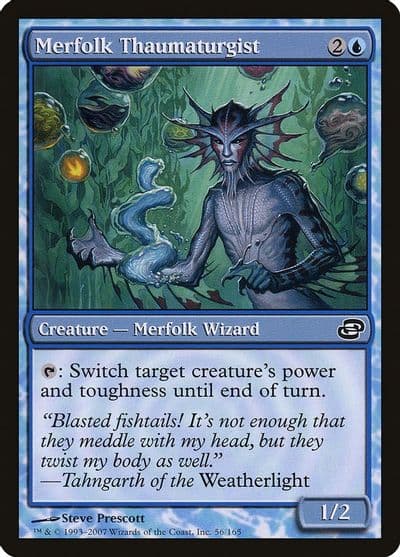 Merfolk Thaumaturgist Planar Chaos Magic card