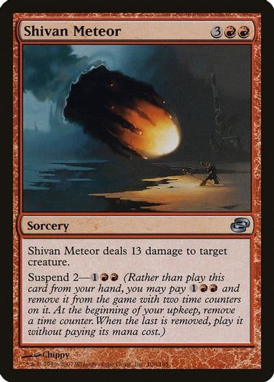 Shivan Meteor Planar Chaos Magic card