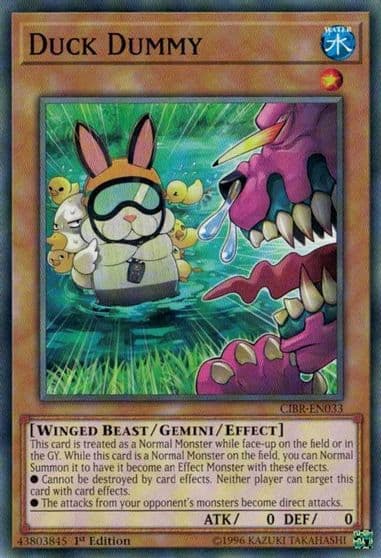 Duck Dummy Circuit Break Yu-Gi-Oh! card