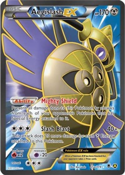 Aegislash EX - 65a/119 Alternate Art Promos Pokemon card