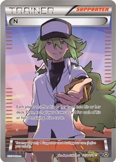 N (Supporter) - 105a/124 Alternate Art Promos Pokemon card