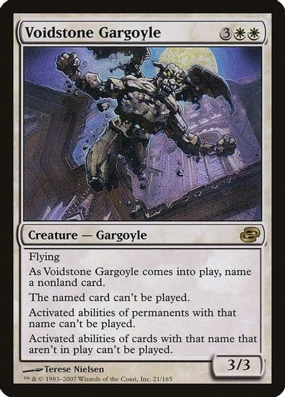 Voidstone Gargoyle Planar Chaos Magic card