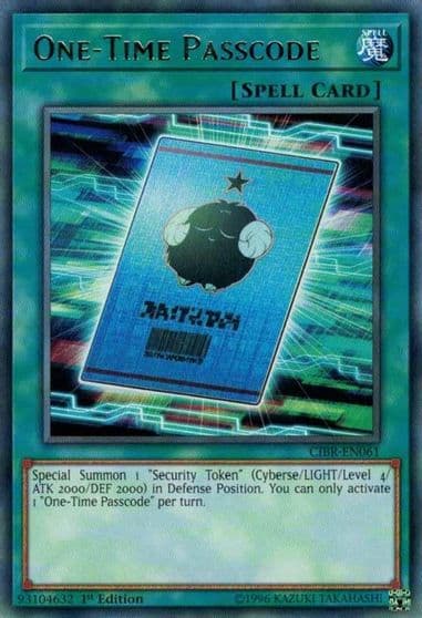 One Time Passcode Circuit Break Yu-Gi-Oh! card
