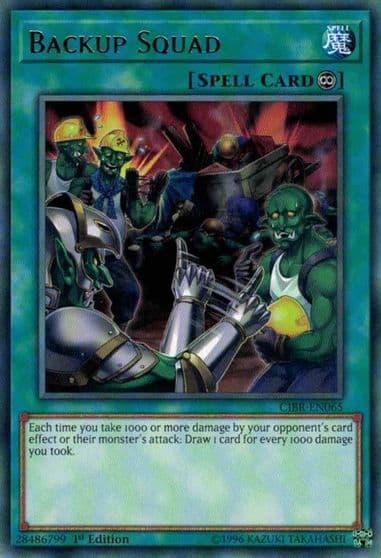 Backup Squad Circuit Break Yu-Gi-Oh! card