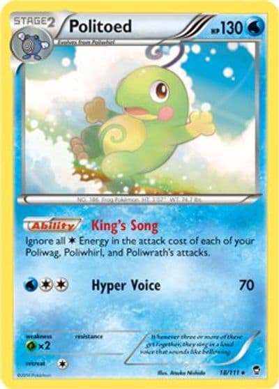 Politoed (Cosmos Holo) Miscellaneous Cards & Products Pokemon card