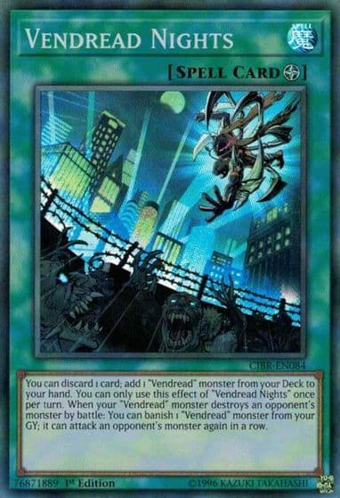 Vendread Nights Circuit Break Yu-Gi-Oh! card