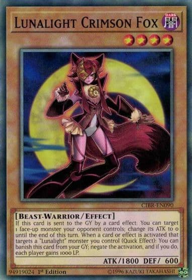 Lunalight Crimson Fox Circuit Break Yu-Gi-Oh! card