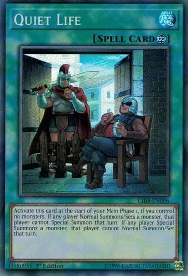 Quiet Life Circuit Break Yu-Gi-Oh! card