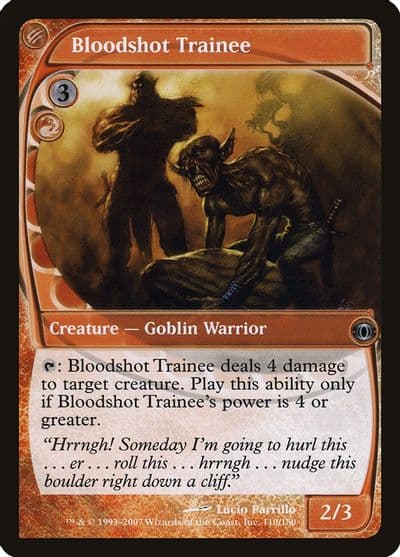 Bloodshot Trainee Future Sight Magic card