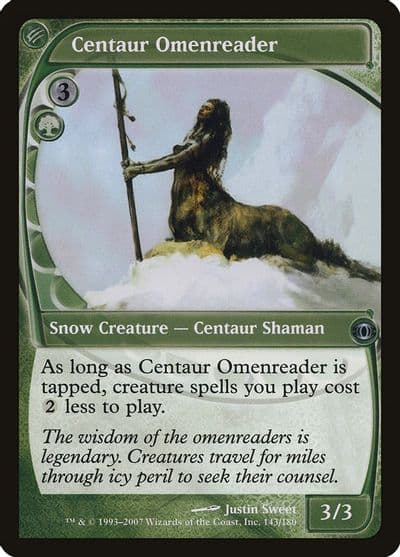 Centaur Omenreader Future Sight Magic card