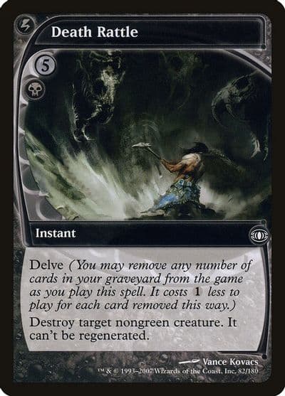 Death Rattle Future Sight Magic card