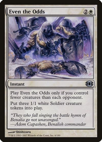 Even the Odds Future Sight Magic card