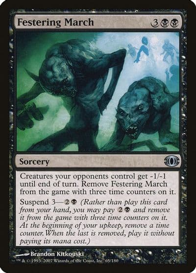 Festering March Future Sight Magic card