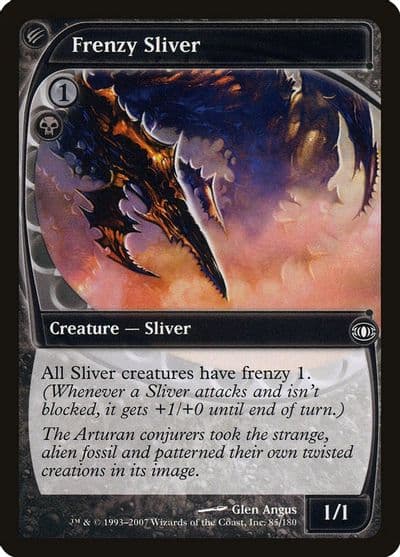 Frenzy Sliver Future Sight Magic card