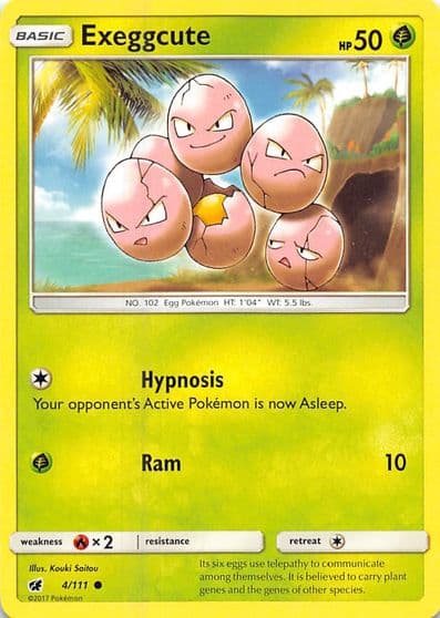 Exeggcute SM - Crimson Invasion Pokemon card