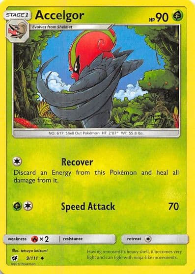 Accelgor SM - Crimson Invasion Pokemon card