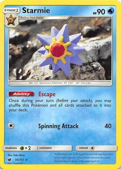 Starmie SM - Crimson Invasion Pokemon card