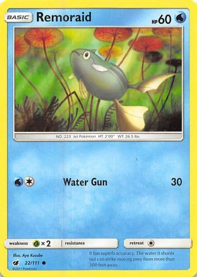 Remoraid SM - Crimson Invasion Pokemon card