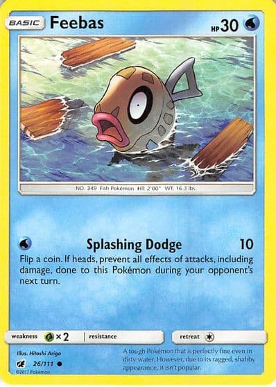 Feebas SM - Crimson Invasion Pokemon card