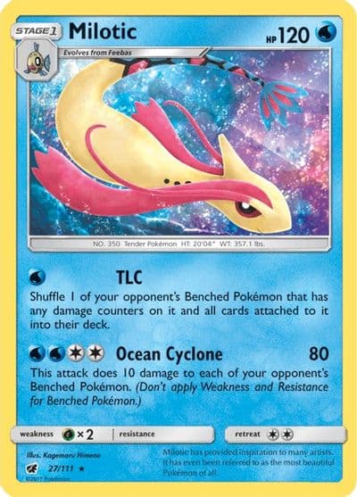 Milotic SM - Crimson Invasion Pokemon card