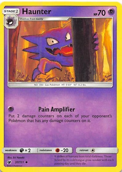 Haunter SM - Crimson Invasion Pokemon card