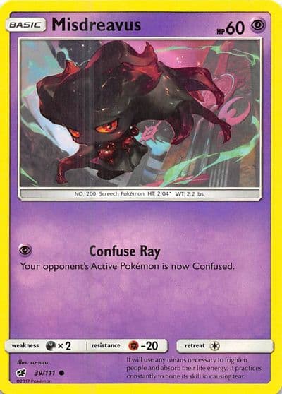 Misdreavus SM - Crimson Invasion Pokemon card