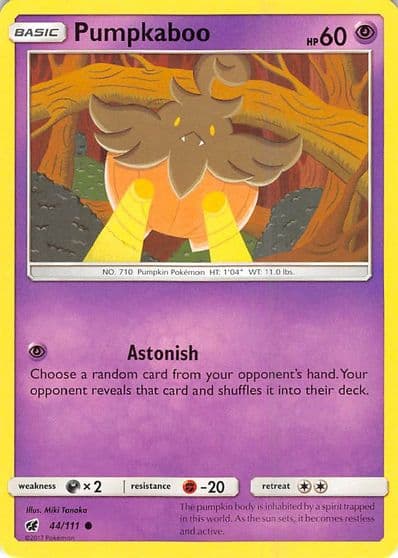 Pumpkaboo SM - Crimson Invasion Pokemon card
