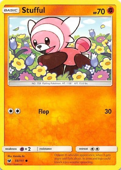Stufful SM - Crimson Invasion Pokemon card