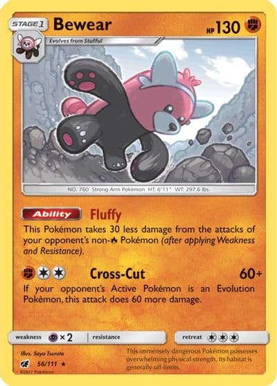 Bewear SM - Crimson Invasion Pokemon card