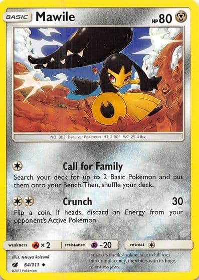 Mawile SM - Crimson Invasion Pokemon card