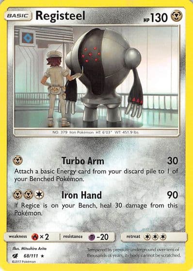 Registeel SM - Crimson Invasion Pokemon card