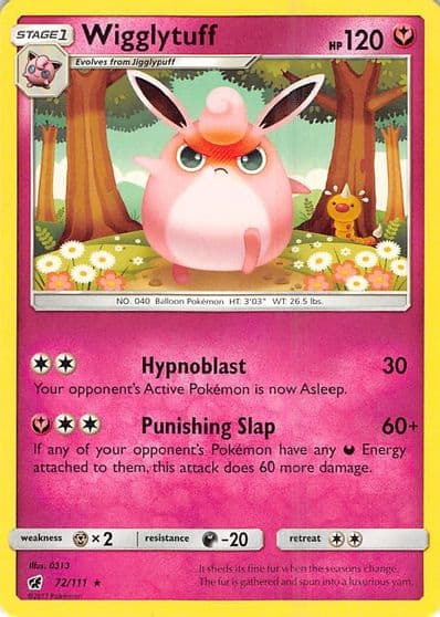 Wigglytuff SM - Crimson Invasion Pokemon card