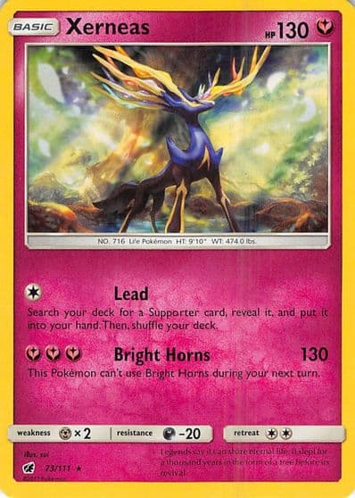 Xerneas SM - Crimson Invasion Pokemon card
